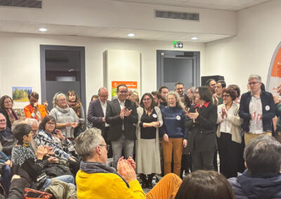 Réunion publique de la liste Vivre Ensemble à Thouaré