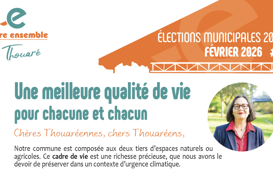 Cadre de vie à Thouaré-sur-Loire – Municipales 2026